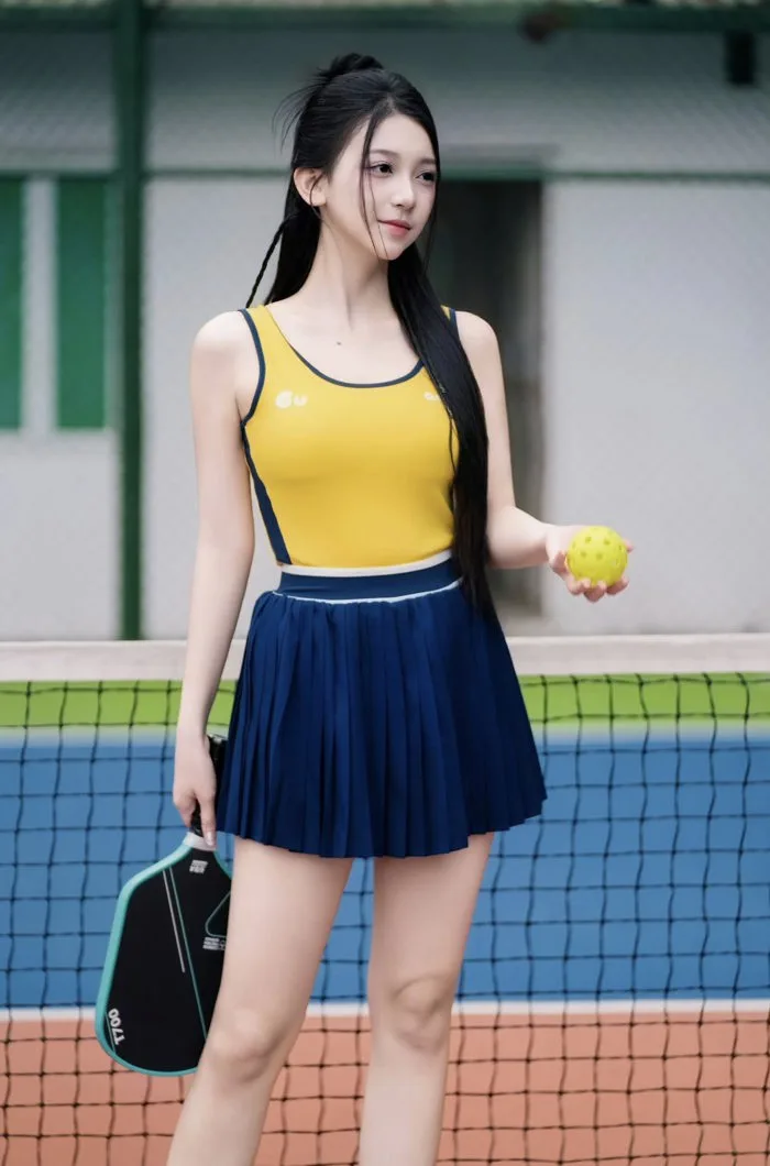 Hot girl pickleball xinh đẹp làm dân tình xao xuyến, danh tính đầy bất ngờ