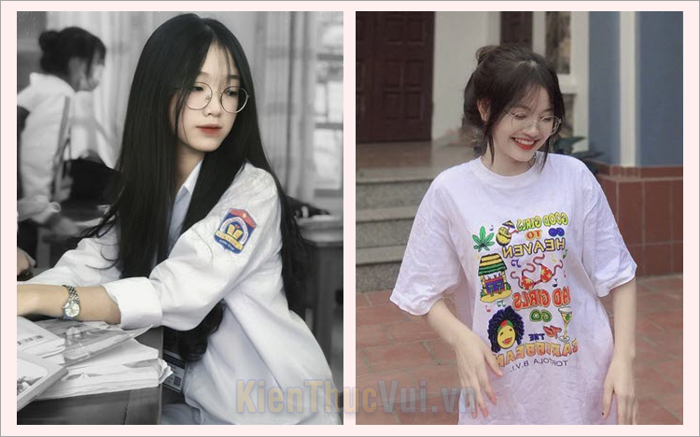 Hình ảnh gái xinh đeo kính 2k7