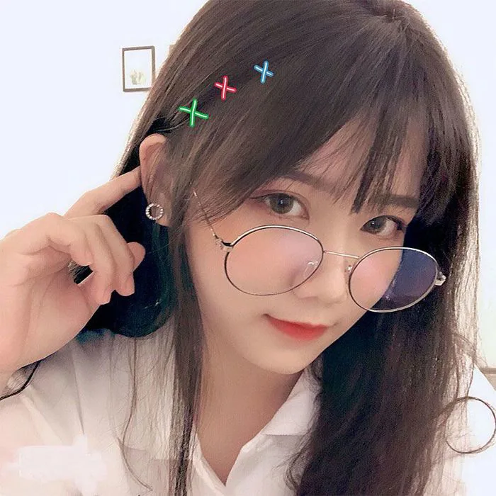 Top 100 ảnh gái xinh tóc dài đeo kính đẹp - cực xinh