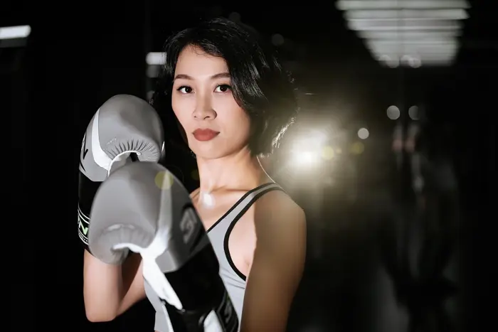 Góc ảnh cô gái mạnh mẽ yêu thích Boxing – HThao Studio