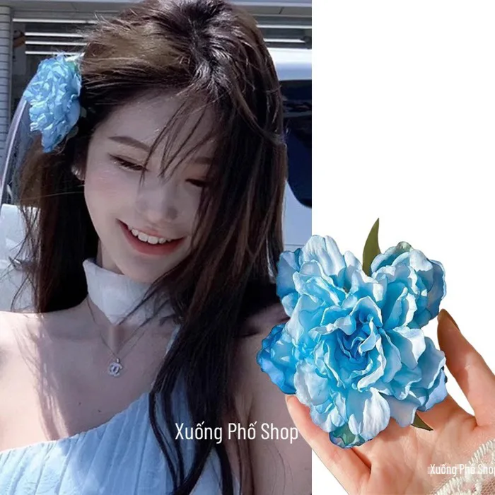 [Nhiều Màu] Hoa Cài Tóc, Kẹp Hoa Mẫu Đơn Size Lớn Xinh, Phụ Kiện Chụp Ảnh-  Hóa Trang Trending