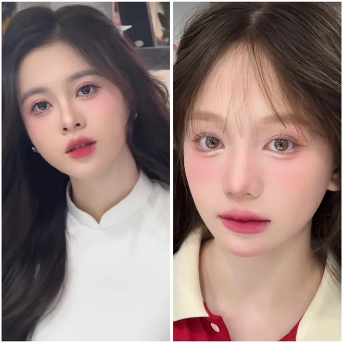 Make up kỷ yếu tông hồng, biến hình bạn gái mèo Tom - xu hướng làm đẹp trên  mạng xã hội
