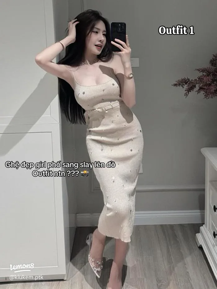 Ảnh gái xinh style K14: gợi ý outfit slay, phối đồ đẹp ptk chụp selfie