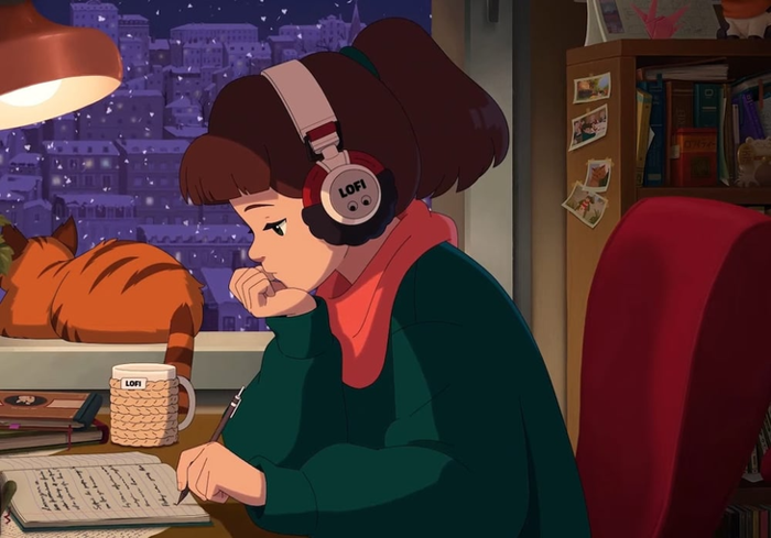 Cô gái học bài' Lofi Girl sắp mang không gian lo-fi ra đời thật - Tuổi Trẻ  Online