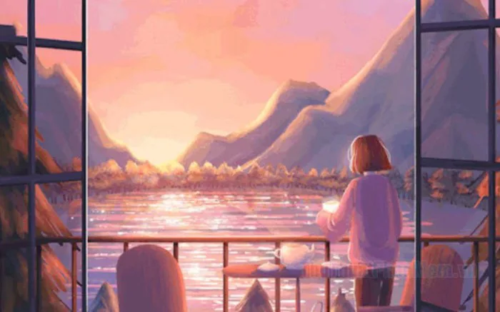 Hình ảnh lofi chill đơn giản mà đẹp