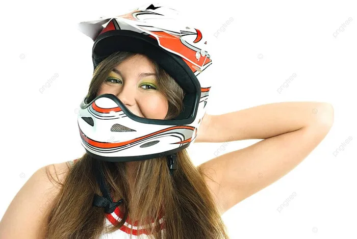 Cô Gái Xinh đẹp đội Mũ Bảo Hiểm Nữ Hiện đại Bảo Vệ Và Hình ảnh Để Tải Về  Miễn Phí - Pngtree