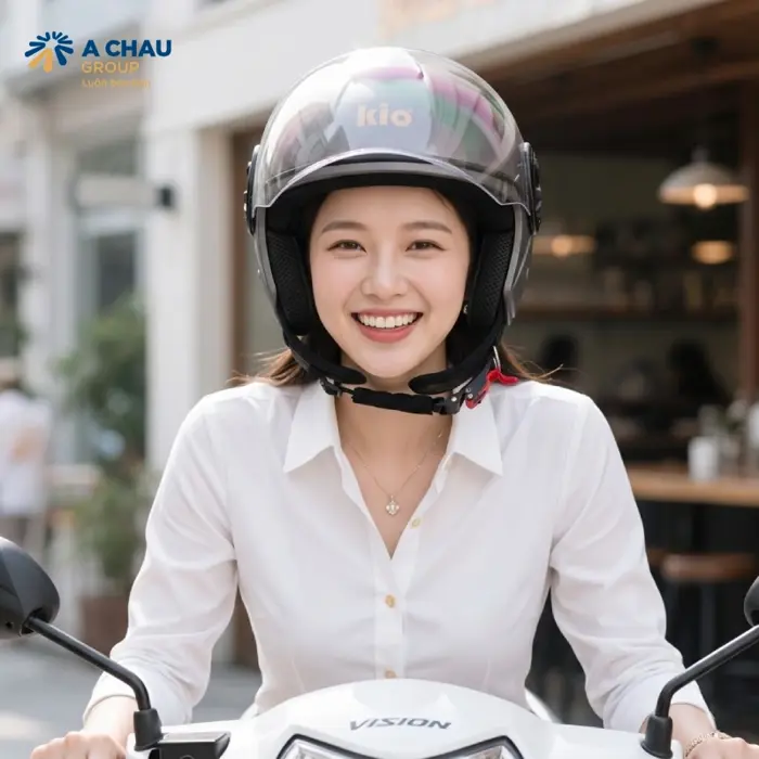 Top 7 mũ bảo hiểm có kính cho nữ duyên dáng, đáng yêu