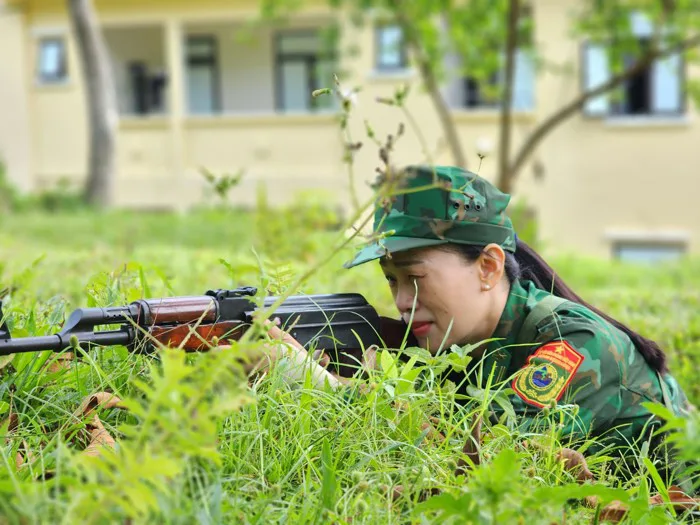 Những hình ảnh về nữ quân nhân Bộ đội Biên phòng