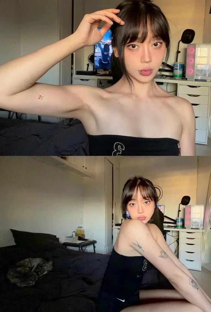 Nhẹ nhàng khoe dáng khi mới 