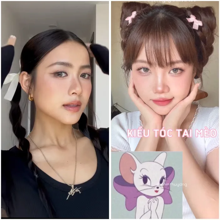Make up kỷ yếu tông hồng, biến hình bạn gái mèo Tom - xu hướng làm đẹp trên  mạng xã hội