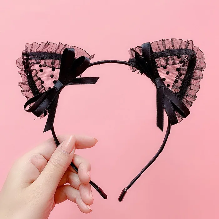 Bờm Tai Mèo Lông Mềm Chuông Xinh Bờm Tai Thỏ Cute Phụ Kiện Tóc Nữ Rửa Mặt &  Chụp Ảnh | Shopee Việt Nam