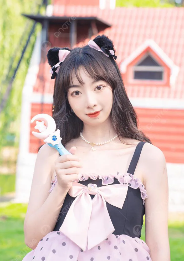 Nền Hình ảnh Chụp ảnh Tai Mèo Lolita Anime Manga Với Hình ảnh Hình Nền Cho  Tải Về Miễn Phí - Pngtree
