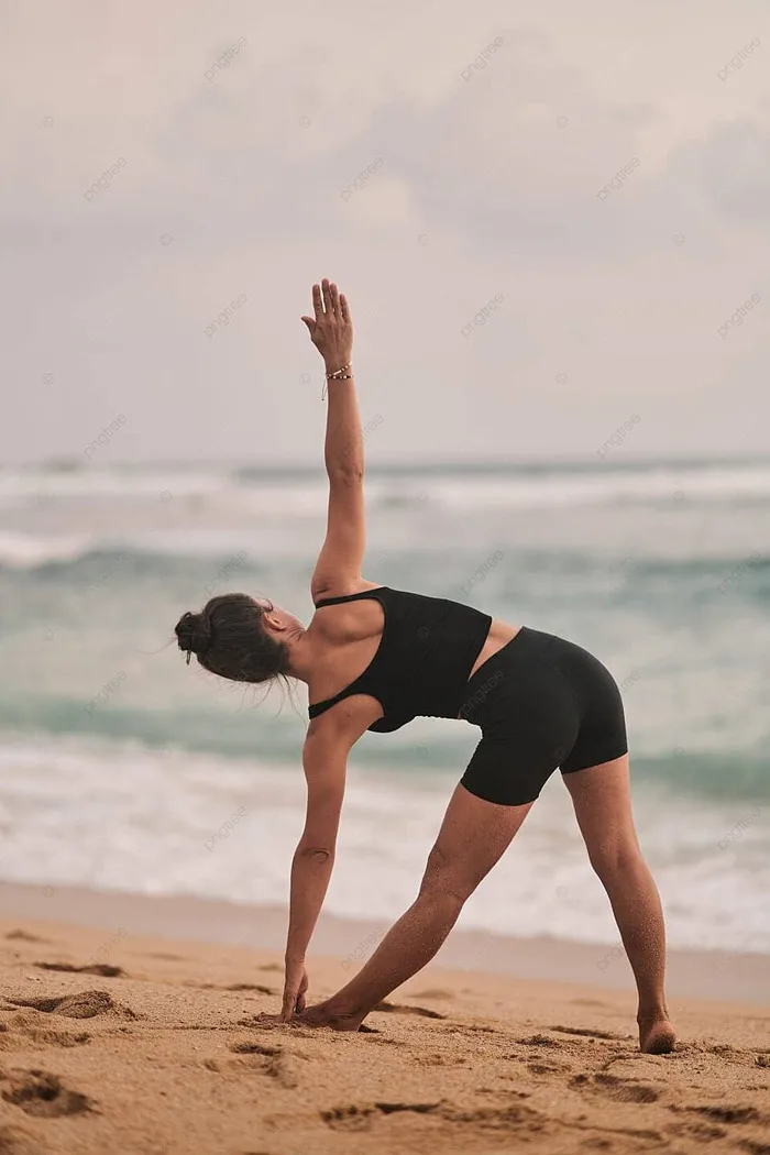 Cô Gái Xinh đẹp Tập Yoga ở Bãi Biển Khỏe Mạnh Hài Hòa Thiên Nhiên Hình Chụp Và Hình ảnh Để Tải Về Miễn Phí - Pngtree