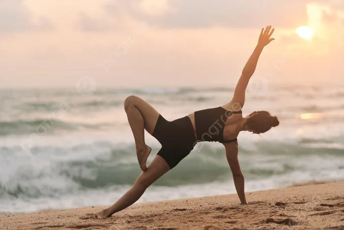 Cô Gái Xinh đẹp Tập Yoga ở Bãi Biển Cơ Thể Khỏe Mạnh đại Dương Hình Chụp Và Hình ảnh Để Tải Về Miễn Phí - Pngtree