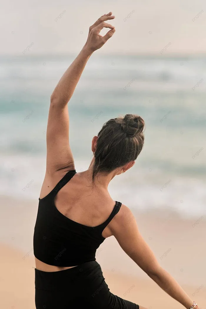 Cô Gái Xinh đẹp Tập Yoga ở Bãi Biển đồ Thể Thao Thiên Nhiên Biển Hình Chụp Và Hình ảnh Để Tải Về Miễn Phí - Pngtree