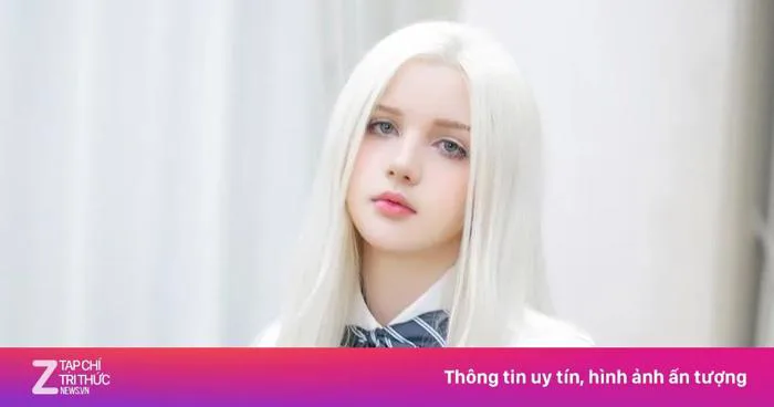 3 cô gái tóc bạch kim nổi tiếng trên mạng nhờ ngoại hình khác biệt |  Znews.vn