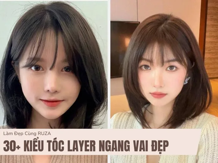 Tổng Hợp 30+ Kiểu Tóc Layer Ngang Vai Đẹp Nhất 2024