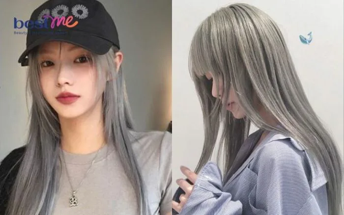 99+ hình ảnh tóc màu xám khói trầm nam và nữ cực ngầu, trendy
