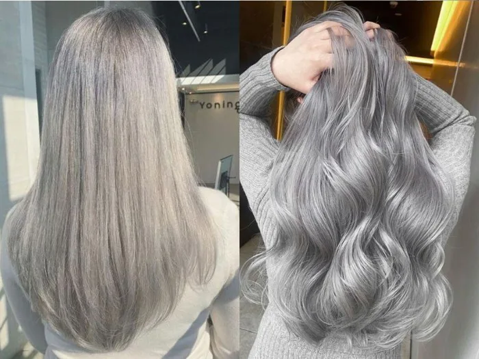 30+mẫu nhuộm tóc màu xám khói nữ đẹp và cá tính nhất hiện nay