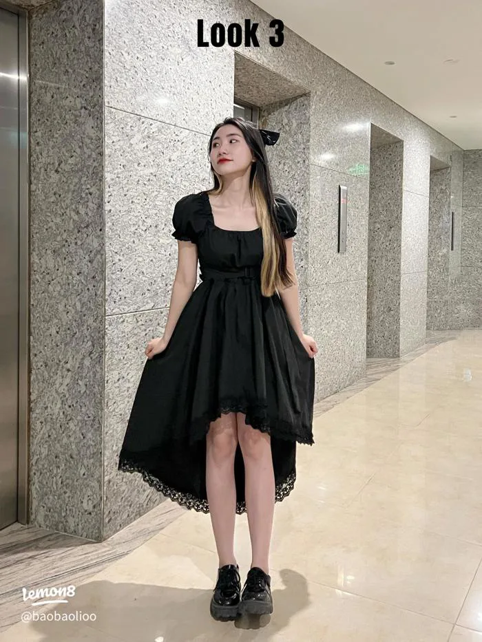 Gợi ý váy đen đẹp, trẻ trung đi chơi, hẹn hò và dã ngoại cho nàng mê sắc đen