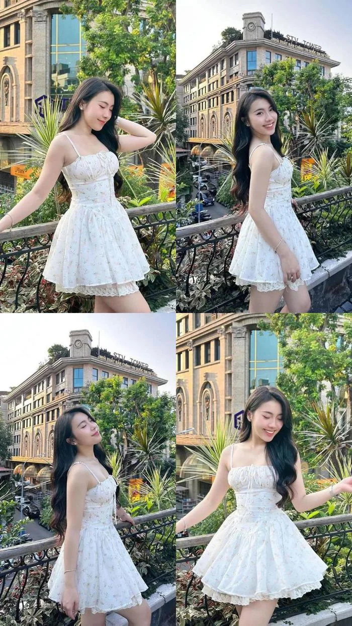 váy trắng xinh cho nàng mặc đi chơi, đi dự tiệc nè✨🌷