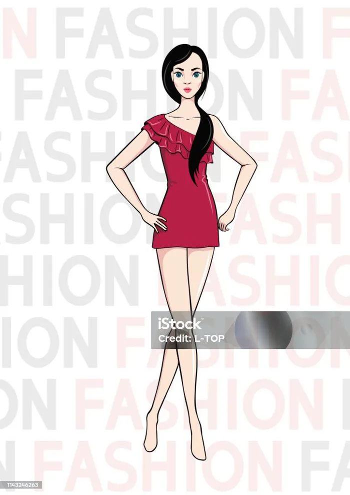 Cô Gái Vẽ Tay Xinh Xắn Trong Bộ Đồ Bơi Bìa Tạp Chí Thời Trang Hoặc Mẫu  Trang Hình Minh Họa Vector Hình minh họa Sẵn có - Tải xuống Hình ảnh