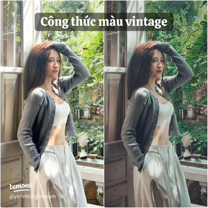 Cách chụp ảnh vintage đẹp cho nữ: tạo dáng, outfit và góc chụp cực xịn