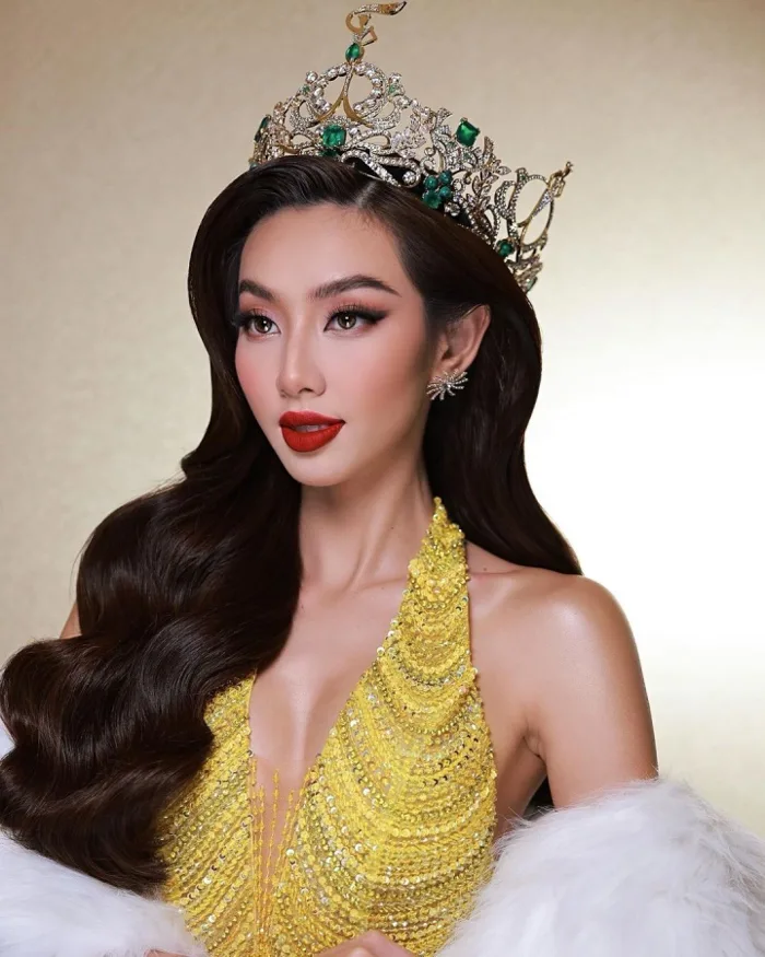 Hoa hậu Thuỳ Tiên nói 4 thứ tiếng trong bài phát biểu kết thúc nhiệm kỳ