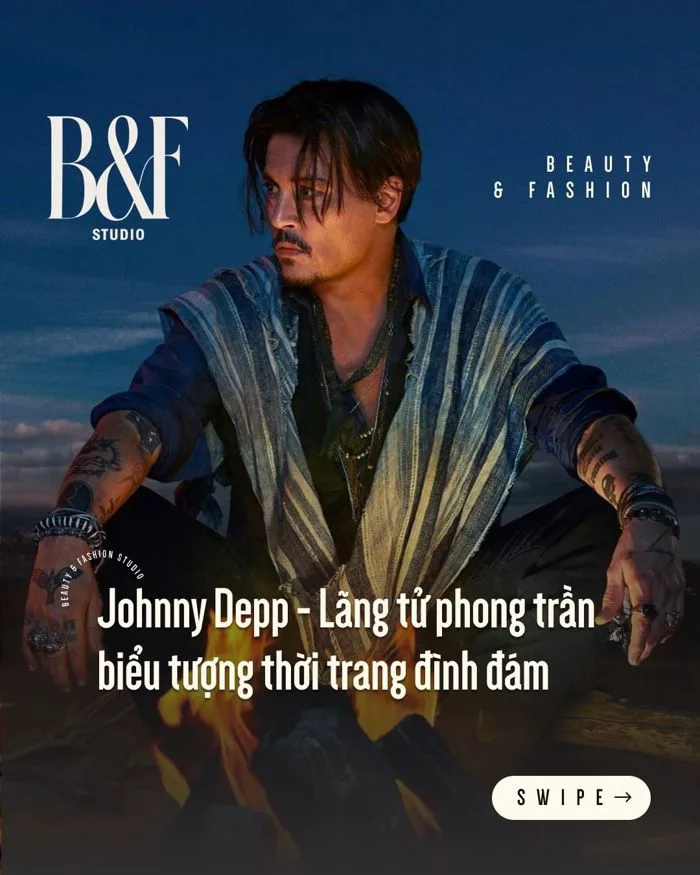Johnny Depp: Chàng lãng tử đam mê phụ kiện, người hiếm hoi khiến Dior khó  có thể quay lưng
