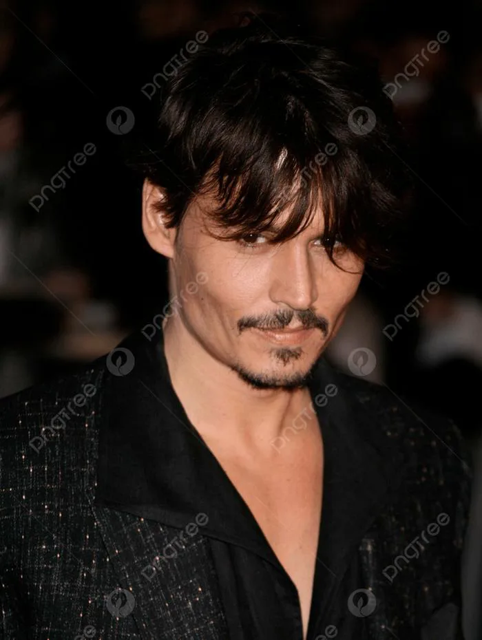 Johnny Depp Tóc Bù Xù Bộ đồ đen Johnny Depp Và Hình ảnh Để Tải Về Miễn Phí  - Pngtree