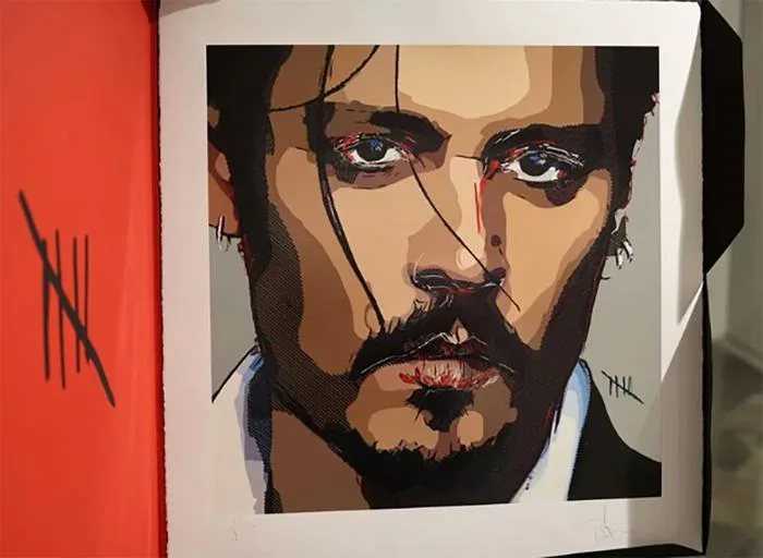 Rao bán bức chân dung Johnny Depp tự họa trong 'thời kỳ đen tối'