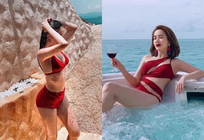 Công chúa nổi tiếng đẻ xong càng đẹp, mặc bikini nóng bỏng được đại gia Hà  Tĩnh đưa đi du lịch khắp nơi