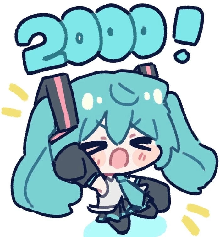 Bộ ảnh chibi Miku dễ thương với phong cách ngọt ngào độc đáo