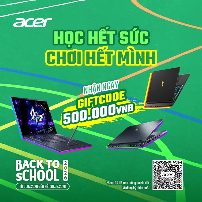 Acer Nitro ProPanel ANV15 - Laptop Gaming Quốc Dân 100% sRGB 180Hz RTX 5050 8GB - Acer Việt Nam | Website chính thức