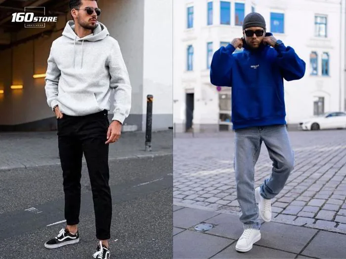 Phối đồ với áo hoodie nam phong cách và cá tính