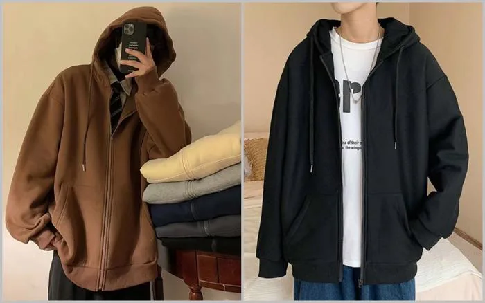 7 kiểu áo khoác Hoodie nam phổ biến mà bạn không nên bỏ qua