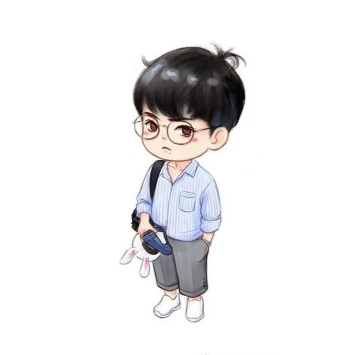 Hình Chibi Bé Trai Ngộ Nghĩnh Trang Trí Sinh Nhật Thôi Nôi, Đầy Tháng MH99  - Miễn Phí Thiết Kế | Shopee Việt Nam