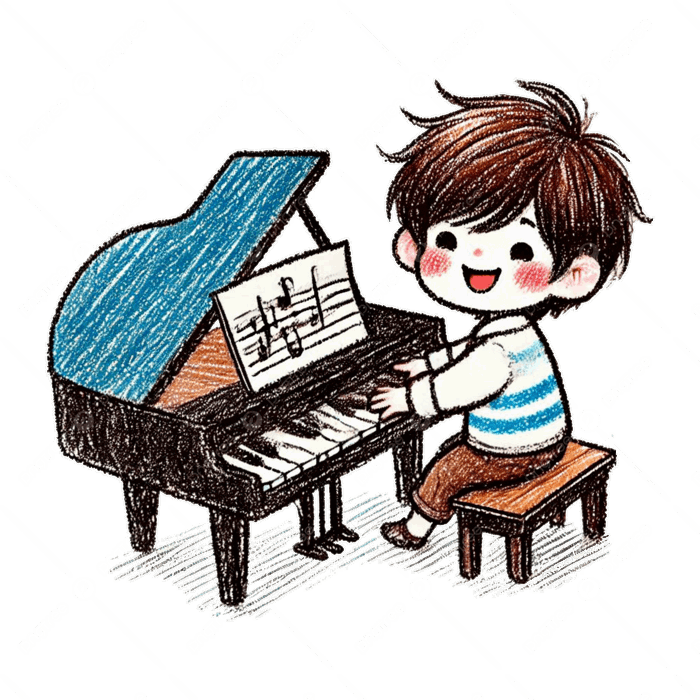 Hình ảnh Một Cậu Bé Chơi Piano Vẽ Tay PNG , Con Trai, Chơi Piano, âm Nhạc  PNG trong suốt và Vector để tải xuống miễn phí