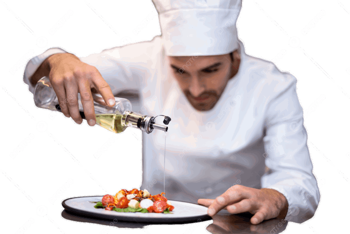 Hình ảnh đầu Bếp đẹp Trai đổ Dầu ô Liu Vào Bữa ăn Nam Thanh Niên Mỉm Cười  PNG , Mới, đầu Bếp Da Trắng, Nhân Viên PNG trong suốt và Vector