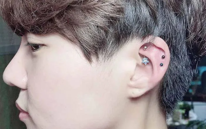 Con trai nên xỏ khuyên tai nam ở vị trí nào cá tính nhất? Thế Giới Xỏ Khuyên  - Piercing World