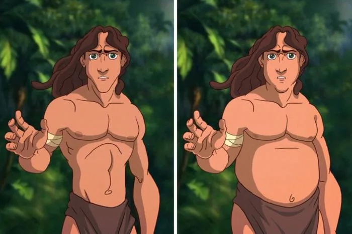 Hình ảnh hài hước: Trai đẹp phim Walt Disney trông thế nào nếu phát phì?