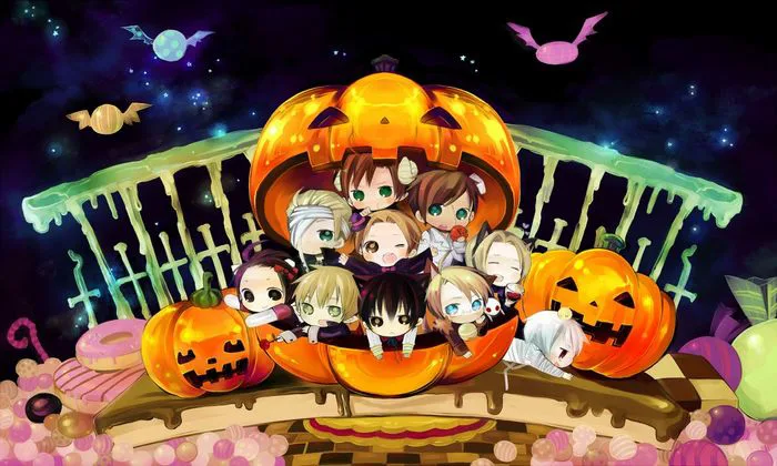 Những bức hình Anime Halloween đẹp mắt
