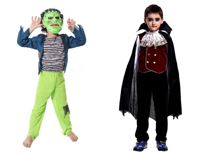 20 trang phục halloween tự làm cho bé trai và gái cực dễ làm