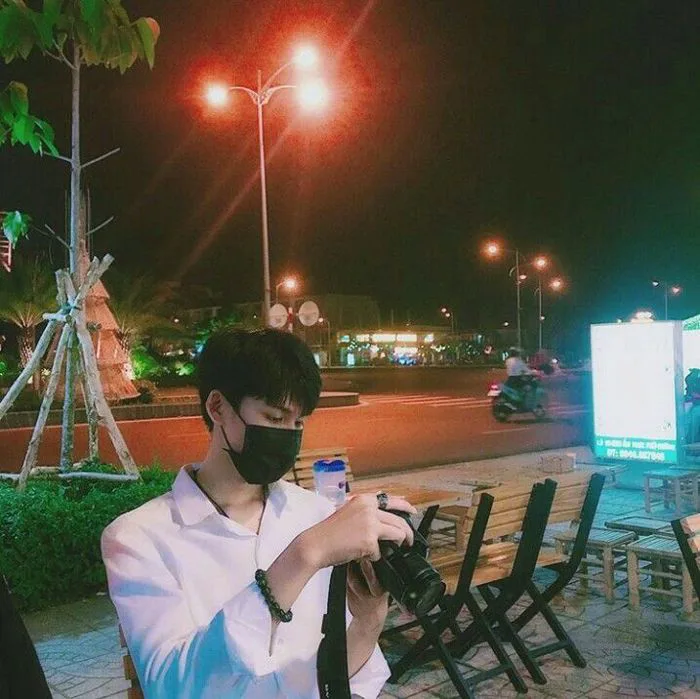 Trai dễ thương | Tư thế chụp ảnh, Bạn trai, Trai đeo khẩu trang