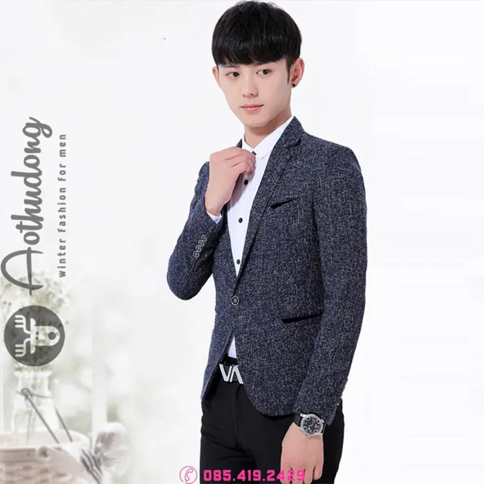 Áo khoác vest dạ nam navy đẹp (ATD-346) - Shop thời trang nam nữ cao cấp  Zeanus