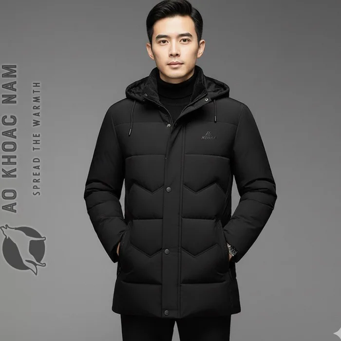 Áo phao nam lót lông hàng hiệu AKN-241 - Shop áo khoác nam xuất khẩu
