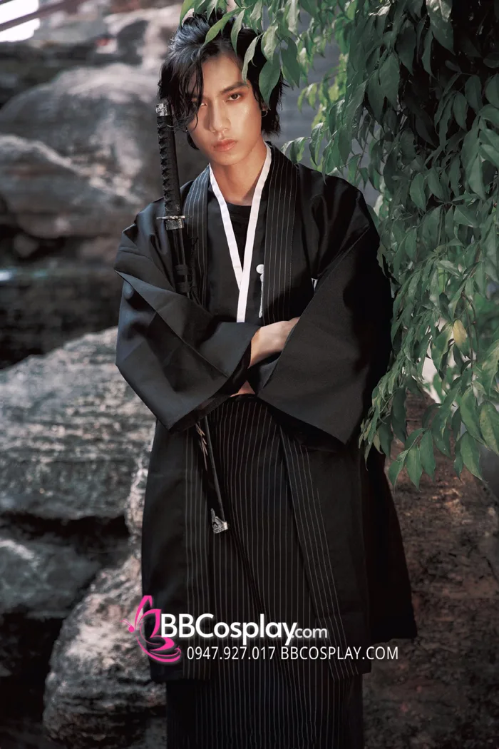 Kimono Nam Phong Cách Samurai - Trang Phục Nhật Bản Giá Tốt