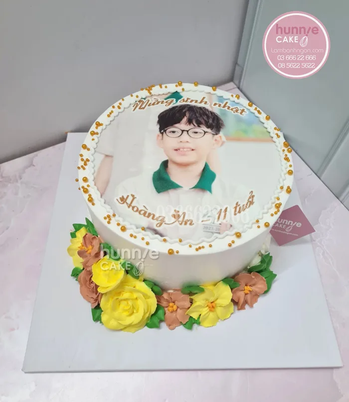 Bánh sinh nhật in hình ảnh đẹp tặng bé trai 11 tuổi 11697 - Bánh sinh nhật,  kỷ niệm