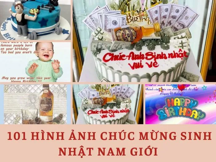 101 mẫu hình ảnh chúc mừng sinh nhật nam giới đẹp nhất, chất lượng cao, tải
