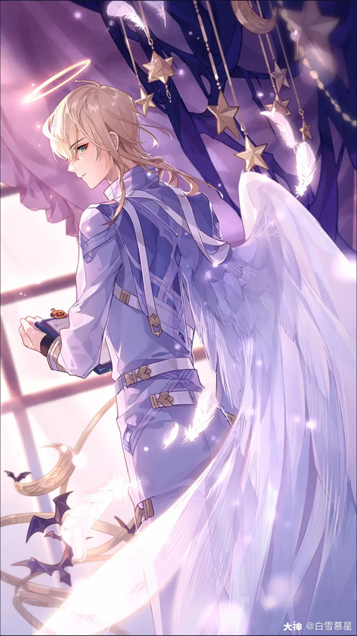 Ảnh Anime Thiên Thần Có Cánh Đẹp Huyền Ảo, Lung Linh Nhất